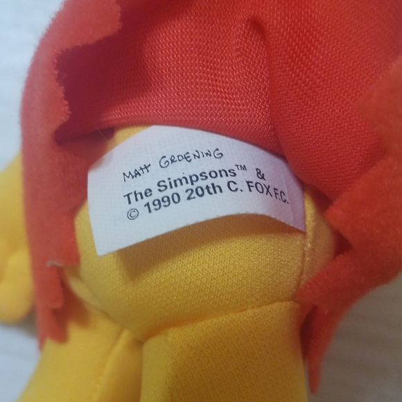 Vintage 1990 "Lisa Simpson" Plush Doll - Picture 6 of 6